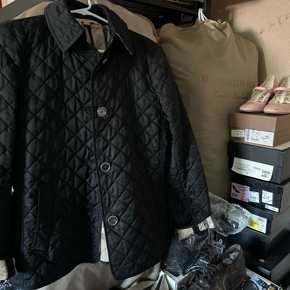 Burberry Black Quilted Women's Jacket